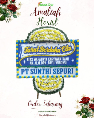 Papan Bunga Duka di Werinama