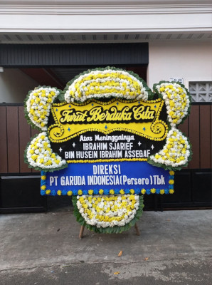 Papan Bunga Duka di Werinama